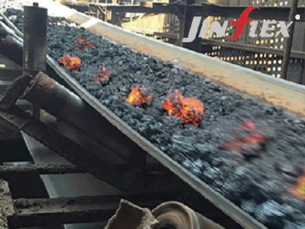 What is a heat-resistant conveyor belt?