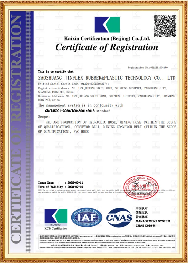 ISO45001 Certificate