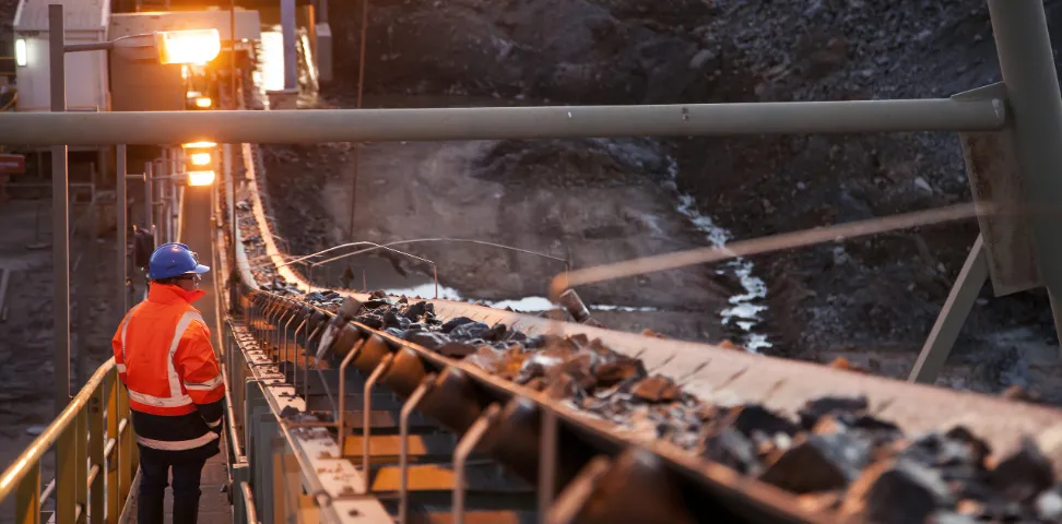 Steel industry, heating and power station