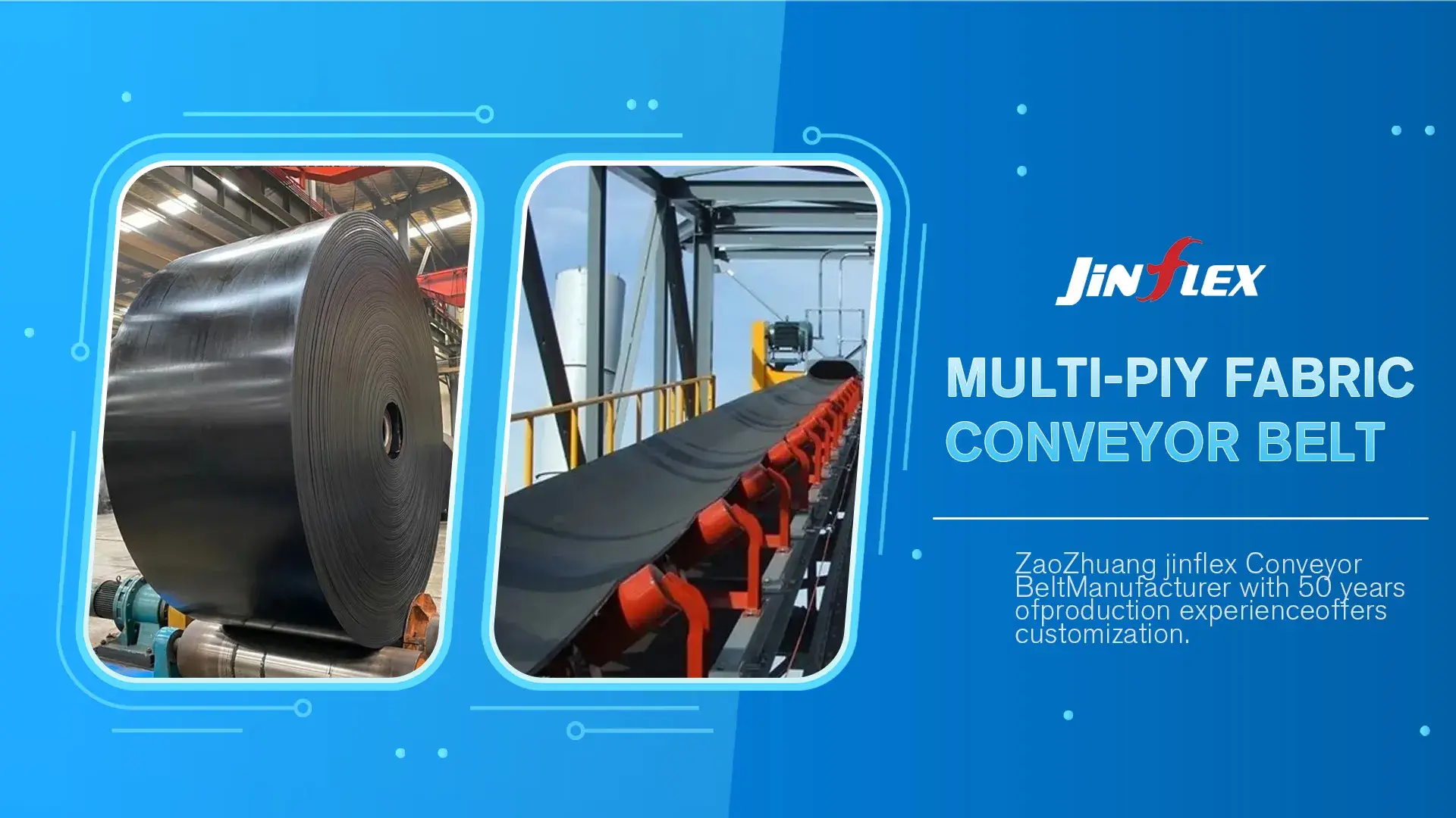Multi-ply Fabric Conveyor Belt