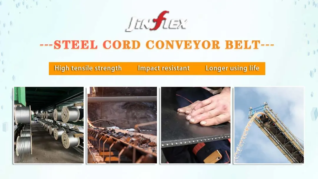 Jinflex steel wire rope core conveyor belt (ST series) leads the heavy-duty conveyor field with excellent performance