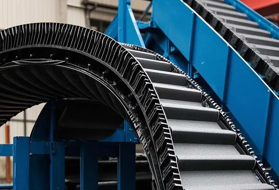 Sidewall Cleated Conveyor Belt