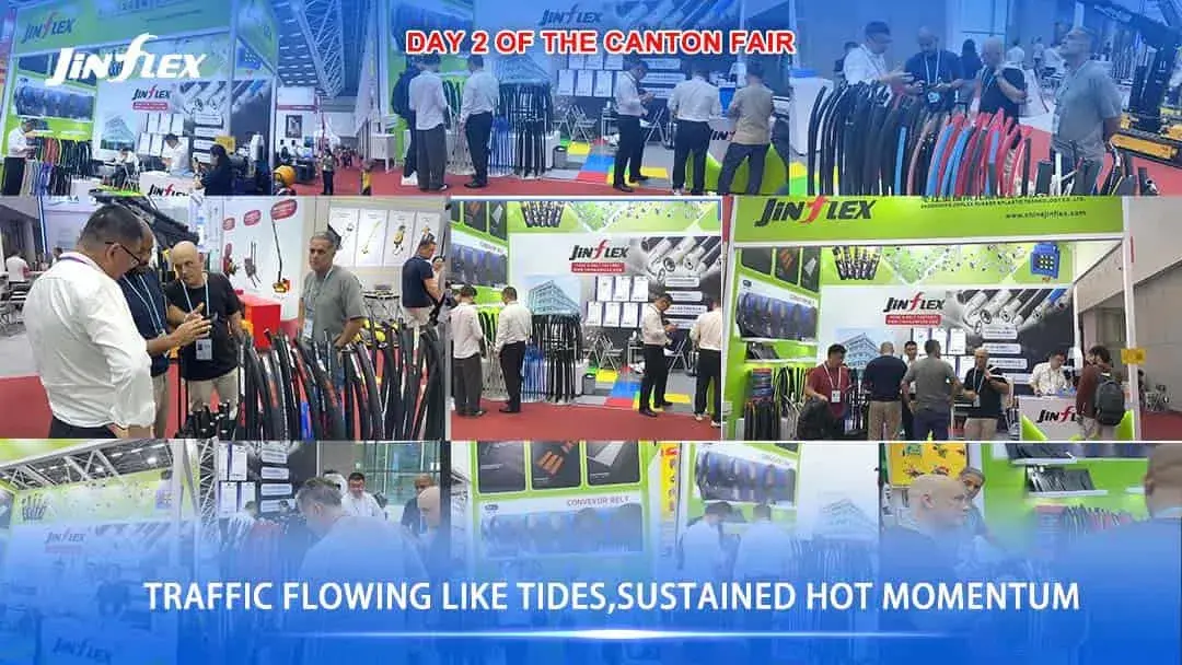 138th Canton Fair Day 2: Jinflex’s Booth D Area Booth: 19.2E47-48 Welcomes Multiple Enterprise Clients