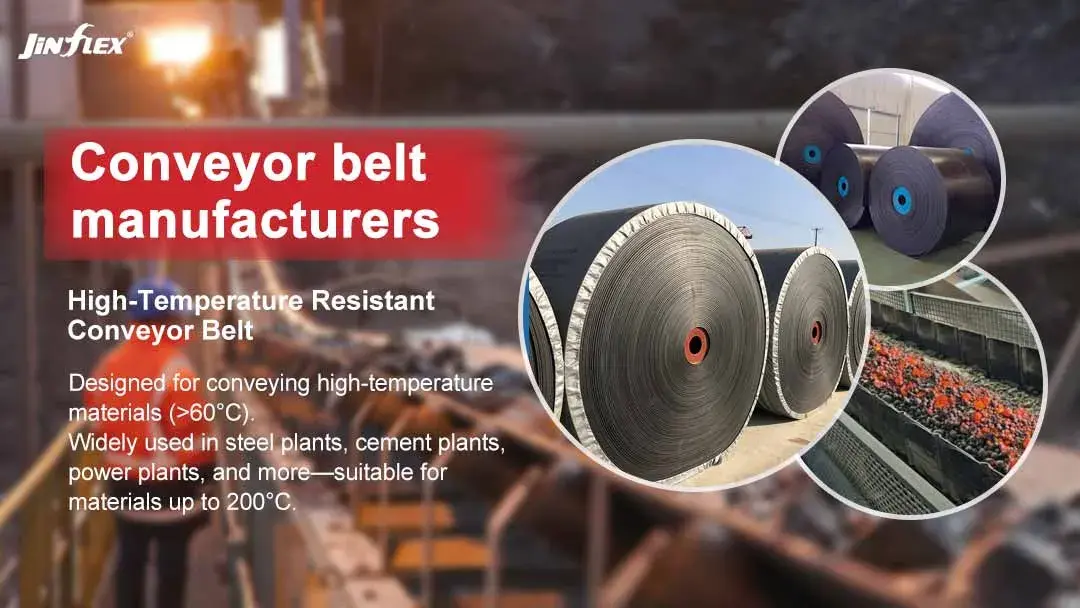 Jinflex Heat-Resistant Conveyor Belts Deliver Reliable Performance in High-Temperature and Humid Industrial Settings