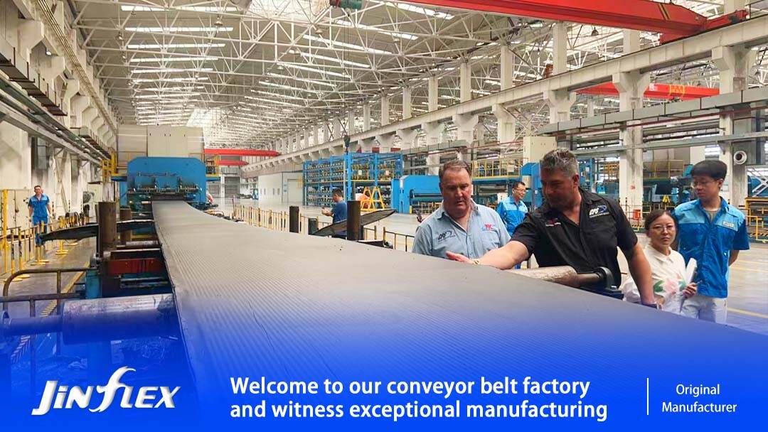 Jinflex welcomes international customers to visit and explore the future of industrial transportation together
