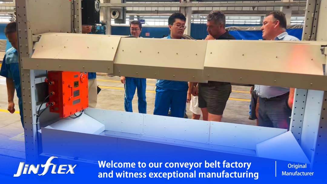 Jinflex welcomes international customers to visit and explore the future of industrial transportation together