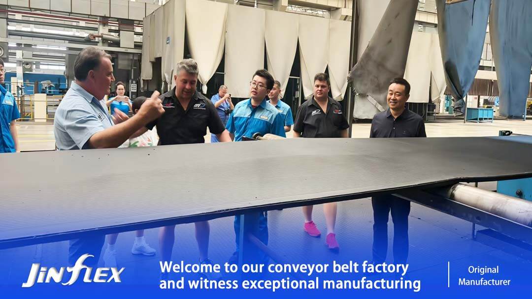 Jinflex welcomes international customers to visit and explore the future of industrial transportation together