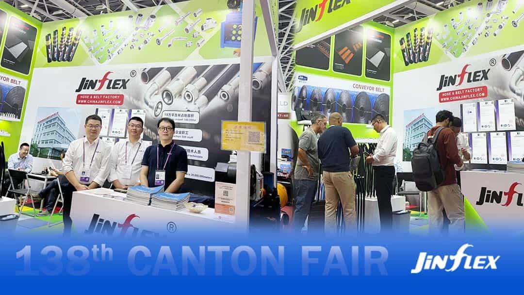 Shopping for rubber conveyors belt at today’s 138th Canton Fair? Jinflex awaits at D Area Booth: 19.2E47-48!